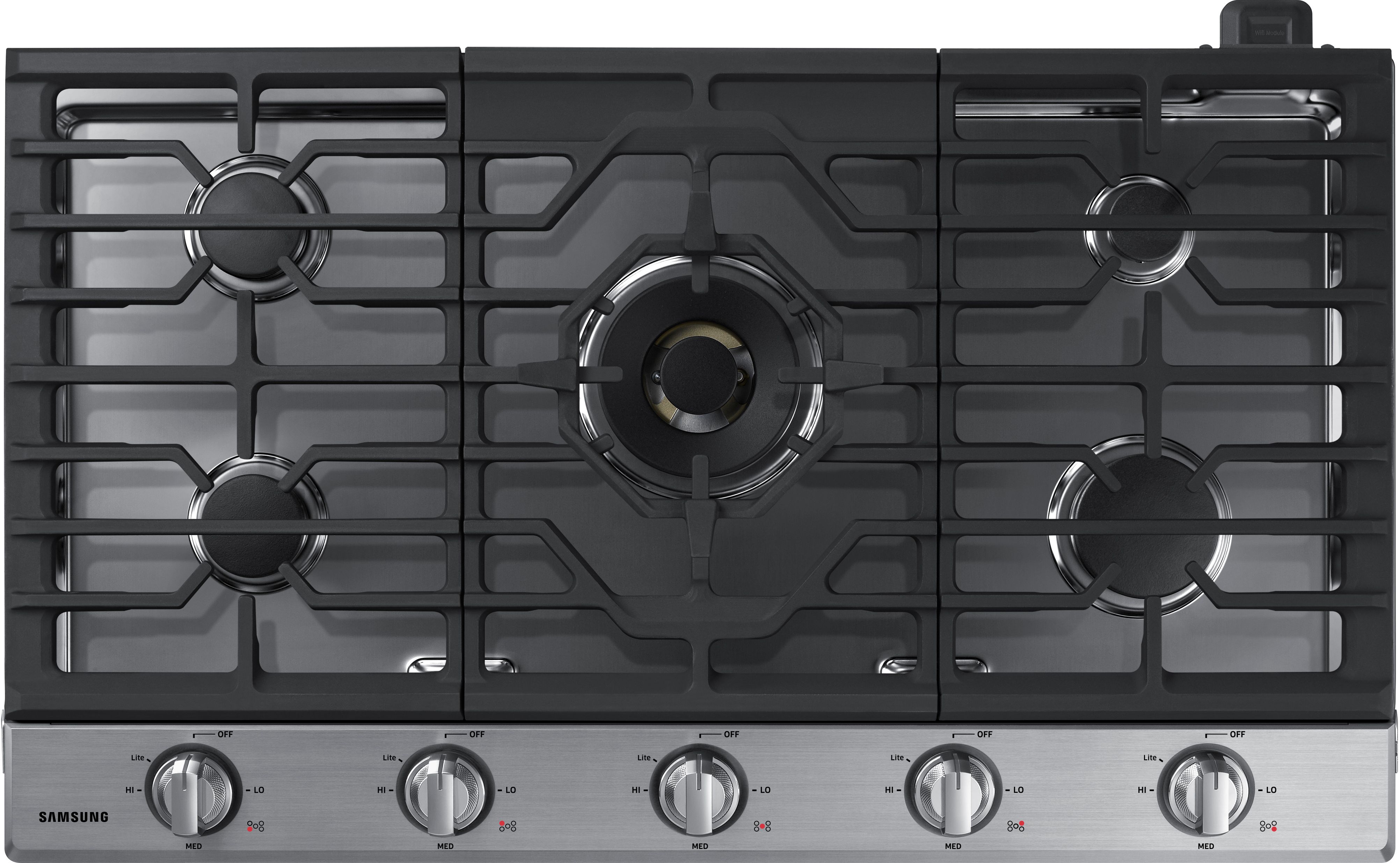 Samsung 36" Stainless Steel Gas Cooktop-NA36N7755TS