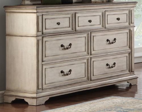 New Classic® Home Furnishings Anastasia Antique Bisque Dresser