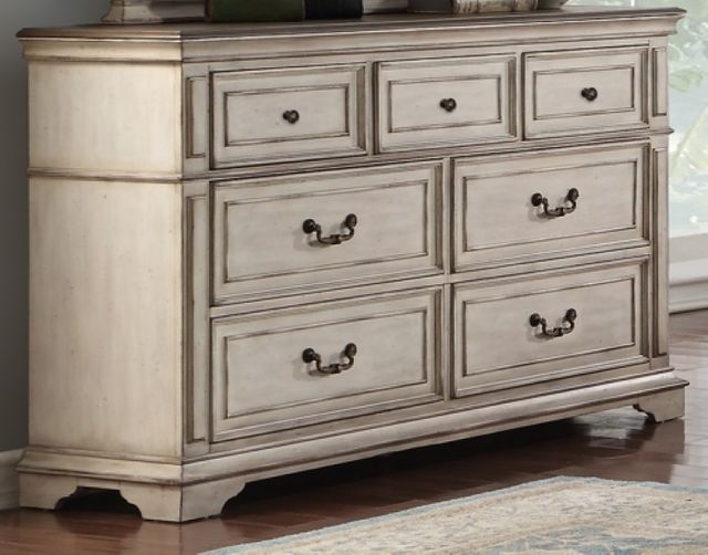 New Classic® Home Furnishings Anastasia Antique Bisque Dresser-0