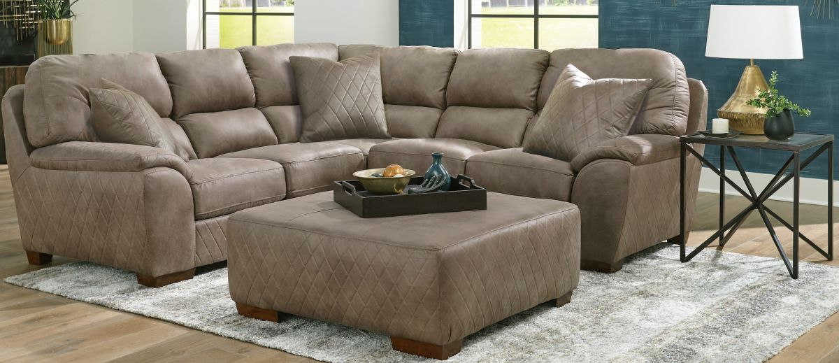 Taupe sectional on sale