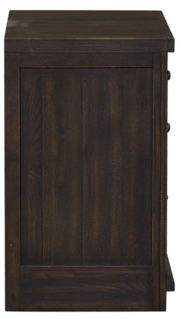 Liberty Furniture Harvest Home Black Bunching Lateral File Cabinet-3
