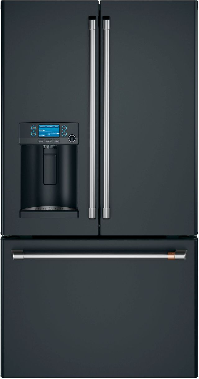 Café™ 27.8 Cu. Ft. Matte Black French Door Refrigerator-2