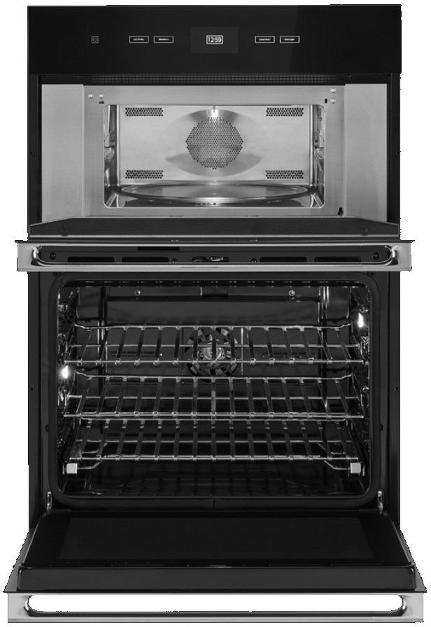 JennAir® NOIR™ 30" Stainless Steel Built-In Oven/Microwave Combination Wall Oven-1