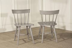 Hillsdale Furniture Mayson 2-Piece Gray Dining Chairs with Spindle Back