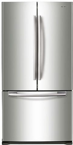 Samsung 18 Cu. Ft. Counter Depth French Door Refrigerator-Stainless Steel-RF18HFENBSR