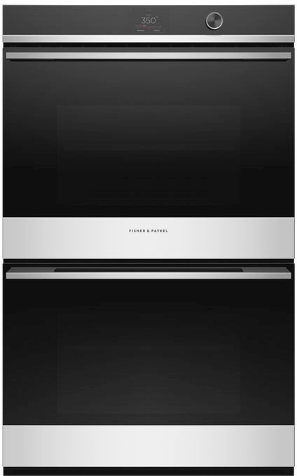 Fisher & Paykel Series 9 30" Stainless Steel Electric Built In Double Oven 0