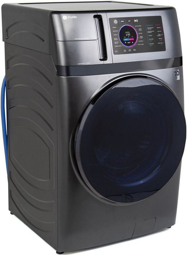 GE Profile™ 4.8 Cu. Ft. Carbon Graphite Washer Dryer Combo-1