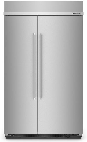 KitchenAid® 48 in. 30.0 Cu. Ft. Stainless Steel with PrintShield™ Finish Counter Depth Side-by-Side Refrigerator