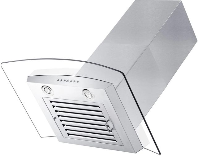 ZLINE 30" Stainless Steel and Glass Wall Mounted Range Hood  5