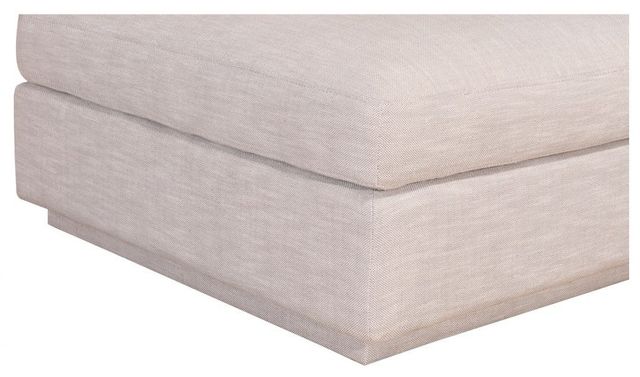 Moe's Home Collections Justin Taupe Ottoman 2