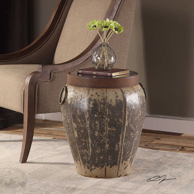 Uttermost® Neith Brown Accent Table 2