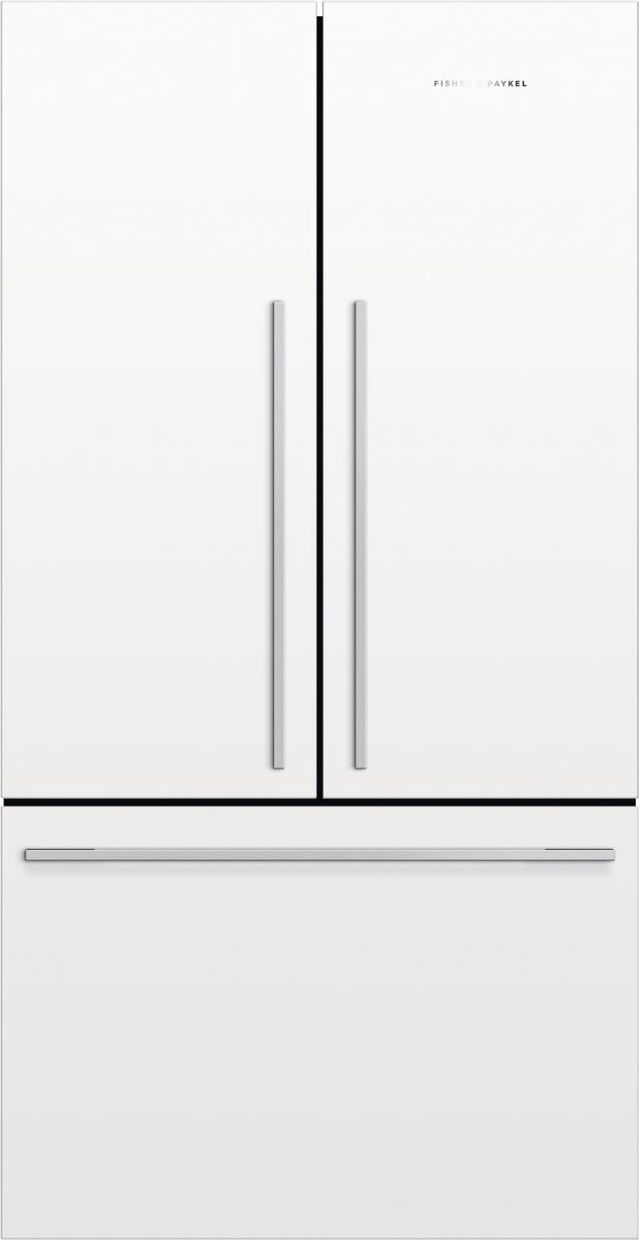 Fisher & Paykel Series 7 20.1 Cu. Ft. White Counter Depth French Door Refrigerator-0