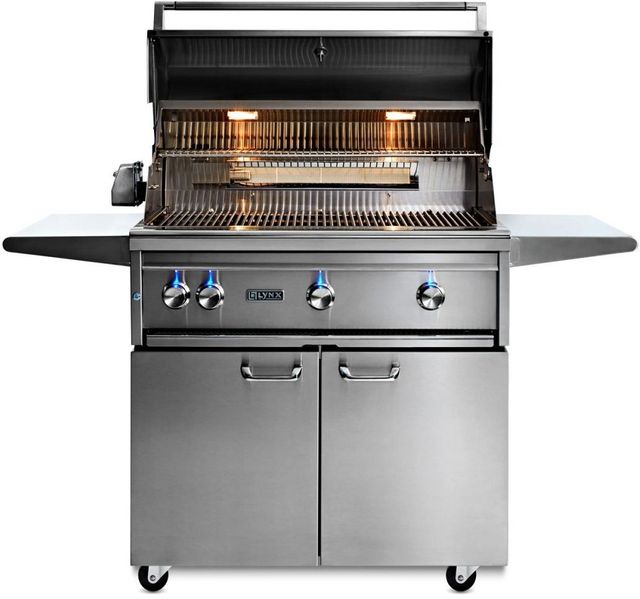 Lynx® Professional 36" Stainless Steel Freestanding Grill-2