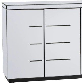 Crestview Collection Melrose Silver Sideboard-1