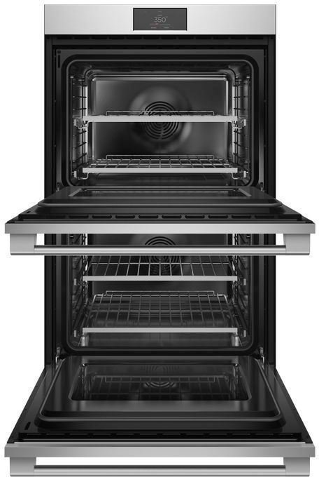 Fisher & Paykel Series 9 30" Stainless Steel Electric Built In Double Oven-1