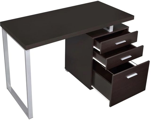 Coaster® Brennan Cappuccino 3-Drawer Office Desk-2