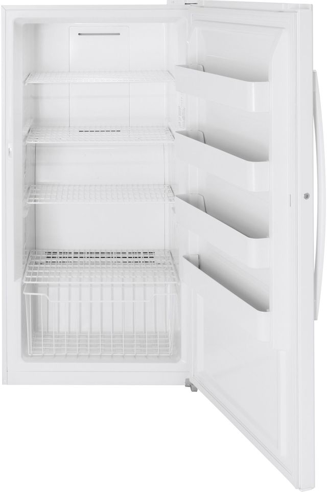 GE® 17.3 Cu. Ft. White Upright Freezer-1