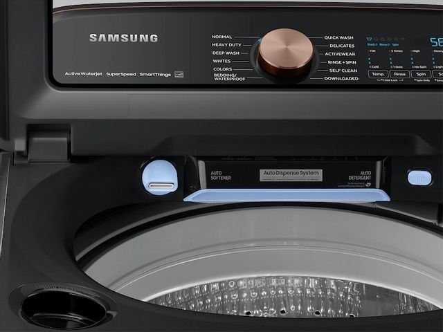 Samsung 5.5 Cu. Ft. Brushed Black Top Load Washer 7