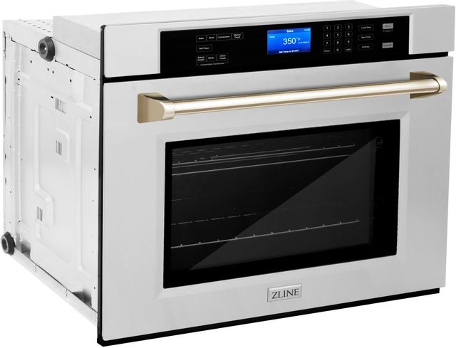 ZLINE Autograph Edition 30" Stainless Steel Single Electric Wall Oven  3