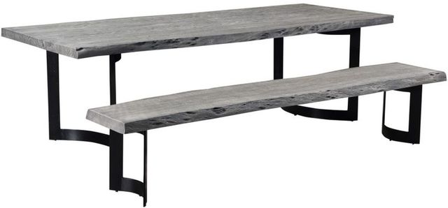Moe's Home Collection Bent Weathered Grey Small Dining Table 7