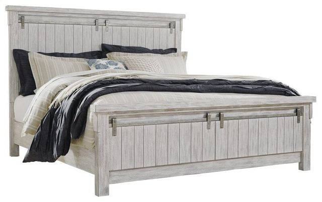 Signature Design by Ashley® Brashland White Queen Panel Bed
