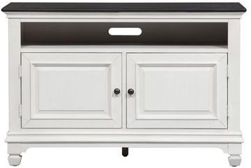 Liberty Furniture Allyson Park Wirebrushed White 46" TV console-1