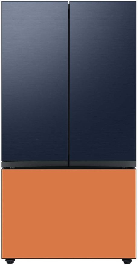 Samsung Bespoke 18" Navy Steel French Door Refrigerator Top Panel 12