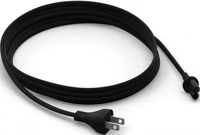 Sonos Long Power Cable for Play:5, Beam and Amp (Black)