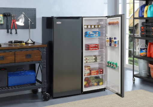 Marathon® 8.5 Cu. Ft. Black Steel Mid-Sized Refrigerator 3
