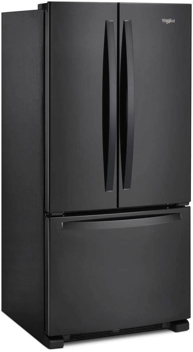 Whirlpool® 22 Cu. Ft. Wide French Door Refrigerator-Black-WRF532SMHB-1