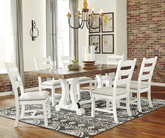 Signature Design by Ashley® Valebeck White/Brown Dining Room Table 5