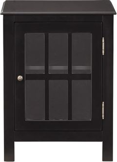 Signature Design by Ashley® Opelton Black Accent Cabinet