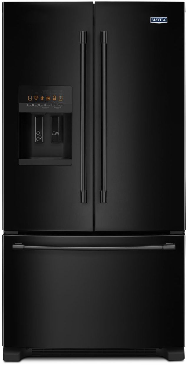Maytag® 24.7 Cu. Ft. Black French Door Refrigerator