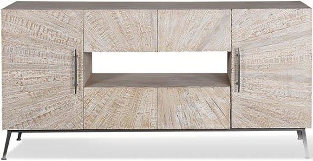 Parker House® Crossings Monaco Weathered Blanc TV Console 1