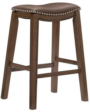 Homelegance® Brown 29" Upholstered Pub Height Stool