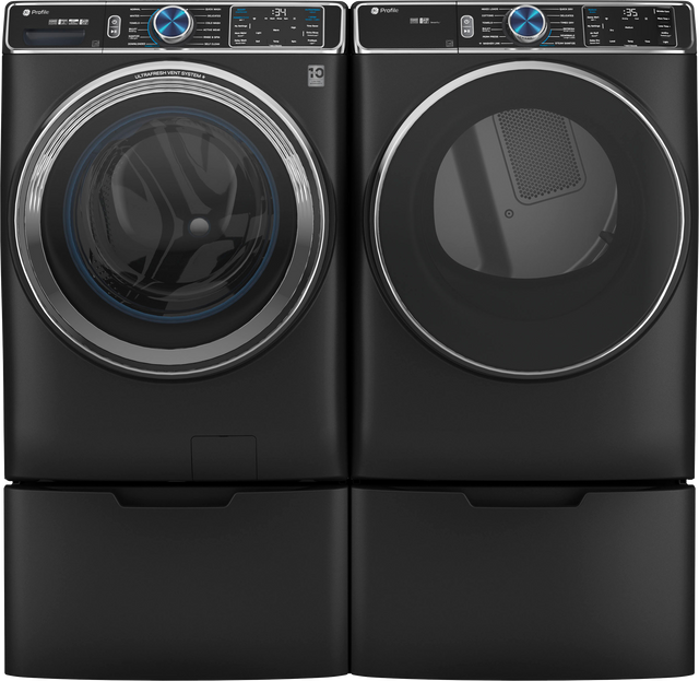 PFW950SPTDS | PFD95ESPTDS - GE Profile Front Load Laundry Pair with 5.3 cu. ft. Washer and 7.8 cu. ft. Dryer-1