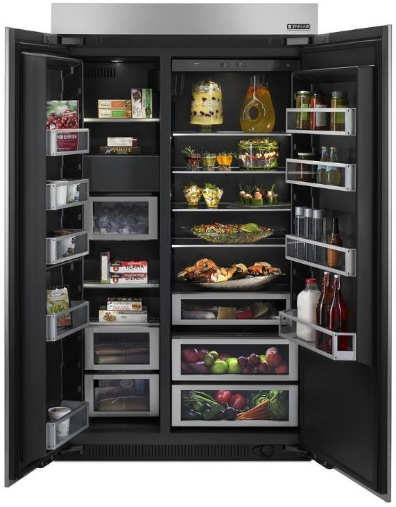 JennAir® 29.2 Cu. Ft. Panel Ready Built-In Side-By-Side Refrigerator-2