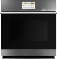 Café™ Minimal Series 27" Platinum Glass Built In Single Electric Convection Wall Oven