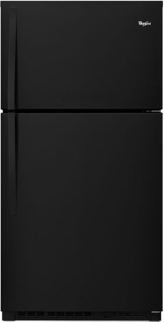 Whirlpool® 21.3 Cu. Ft. Black Top Freezer Refrigerator