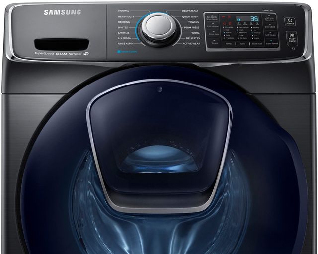 Samsung 4.5 Cu. Ft. Fingerprint Resistant Black Stainless Steel Front Load Washer-3
