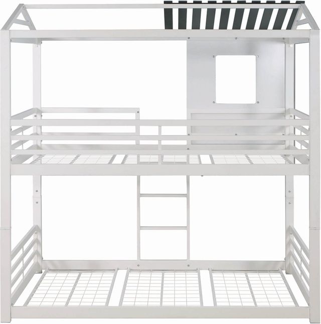 Coaster® Belton Light Grey Twin-Over-Twin Bunk Bed 3