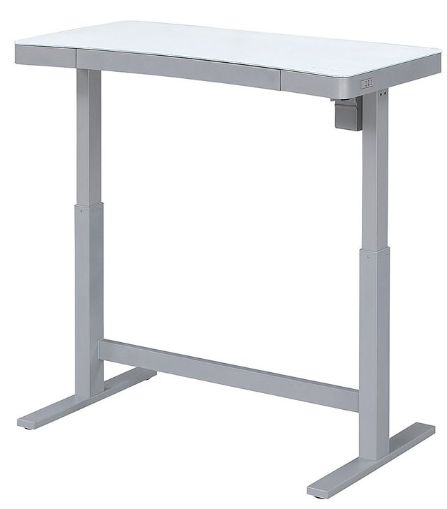 Ashford Adjustable Desk (White)-2