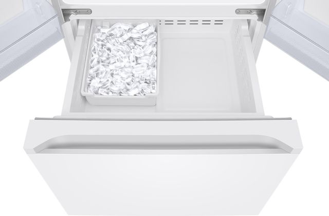 Samsung 22.1 Cu. Ft. White French Door Refrigerator 10