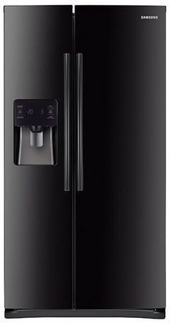Samsung 24.5 Cu. Ft. Side-By-Side Refrigerator-Black