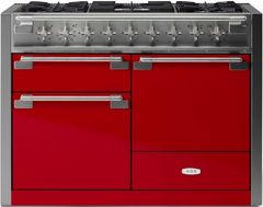 AGA Elise 48" Piccadilly Red Freestanding Dual Fuel Range 