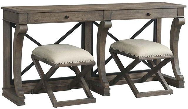 Bassett® Furniture Artisanal Chadwick Brown Bench 2