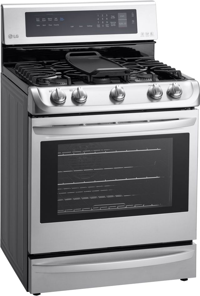 LG 29.88" Stainless Steel Free Standing Gas Oven Range 3