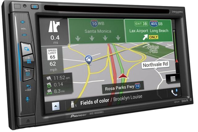 Pioneer AVIC-W6500NEX Flagship In-Dash Navigation AV Receiver with 6.2" WVGA Clear Resistive Touchscreen Display 1