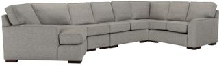 Kevin Charles Fine Upholstery® Austin 5 Piece Sugarshack Metal Sectional