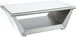 Signature Design by Ashley® Fanmory Silver Coffee Table